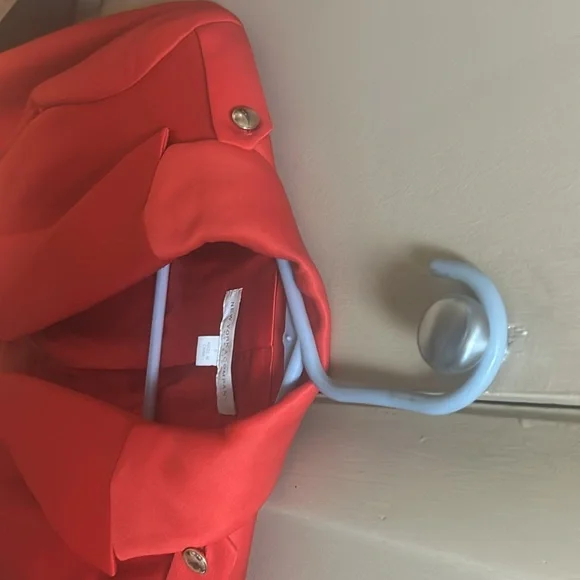 New York and Co Red Blazer with gold buttons - Picture 2 of 2